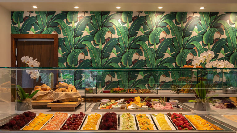 At Fairmont Kea Lani's new breakfast experience, guests can choose either an elaborate buffet or two-course a la carte service.