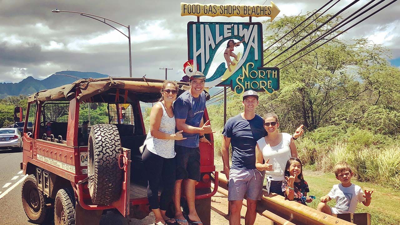 During a North Shore EcoTours adventure, the fun starts in a four-wheel drive Pinzgauer.