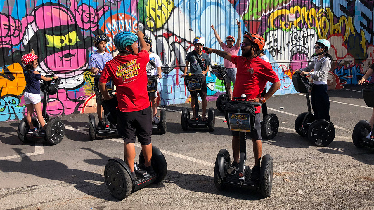 Touring Oahu's Kakaako Neighborhood by Segway
