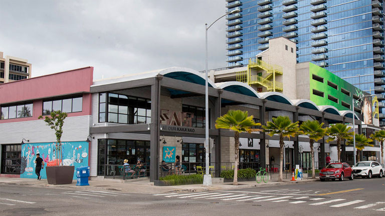 Segway of Hawaii is located by the mixed-use shopping center Salt at Our Kakaako, a prime example of the neighborhood's transformation.