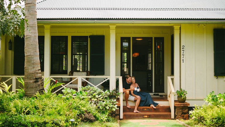 With its elegant vacation homes, Lodge at Kukuiula makes it easy for couples to connect with each other during a Kauai vacation.