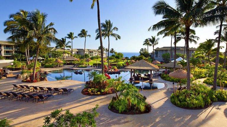 The Westin Princeville guest experience is enhanced by four refreshing swimming pools.