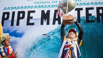 Hawaii’s own John John Florence took the 2017  Triple Crown of Surfing.