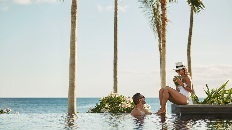 Four Seasons Resort Oahu at Ko Olina indulges couples with such romantic amenities as an adults-only pool.