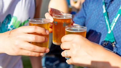 The suds flow freely at the popular Maui Brewers Festival.