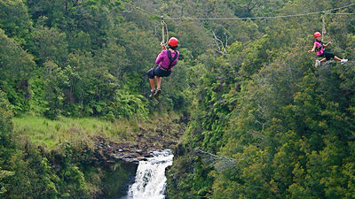 KapohoKine Adventures' zipline tours are helping make Hilo a hot spot to visit. // © 2014 KapohoKine Adventures