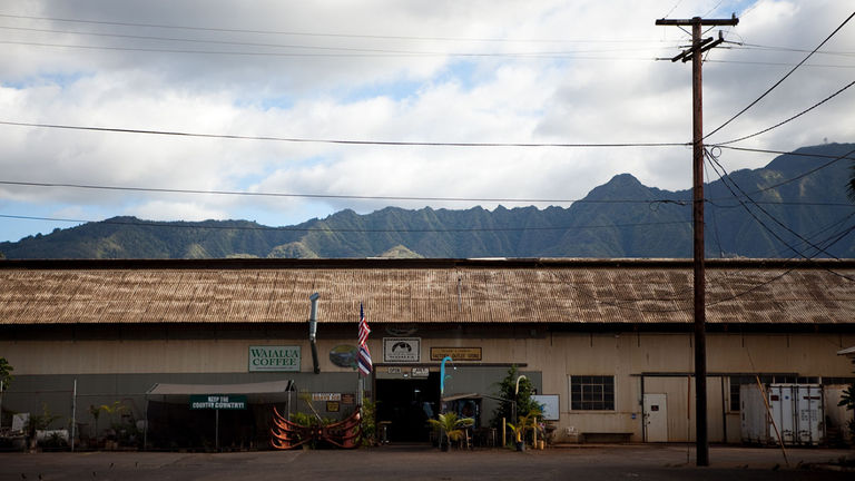 Waialua Sugar Mill has morphed from its former life as a factory to a lively showcase for North Shore businesses.