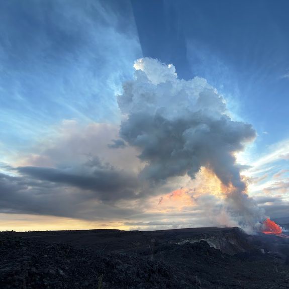 Travelers to this destination can witness the Erupting Mount Kilauea.