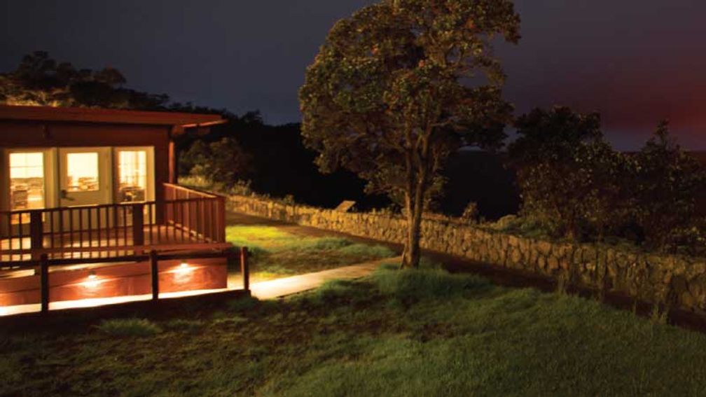 The renovated Volcano House offers evening views of glowing lava. // © 2014 Volcano House 2