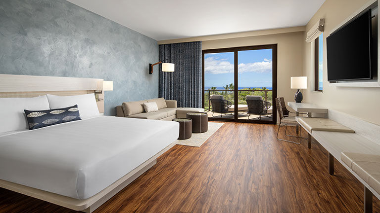 All of the property’s guestrooms feature a private lanai.