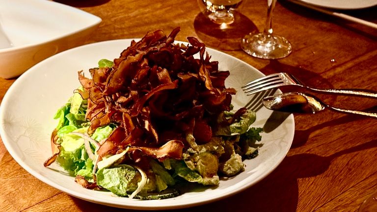 The Nobu Hucker salad was created by Nobu Lanai sous chef Alex Hucker.