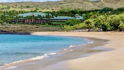 The beachfront resort offers 213 rooms on the Southeastern coast of Lanai.