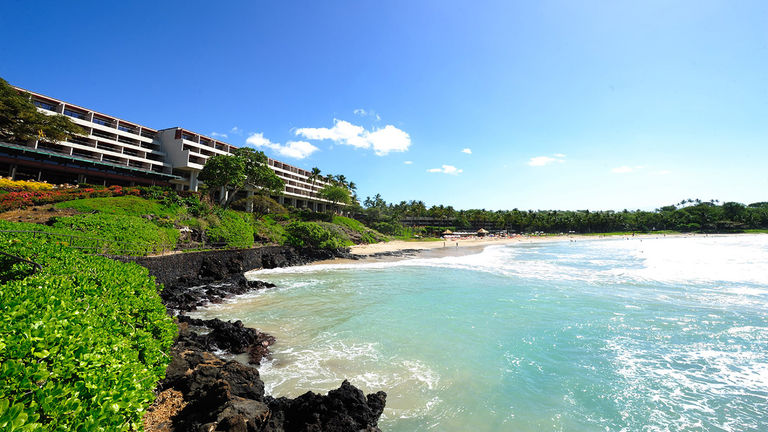 Clients get the seventh night free this fall at Mauna Kea Beach Hotel.