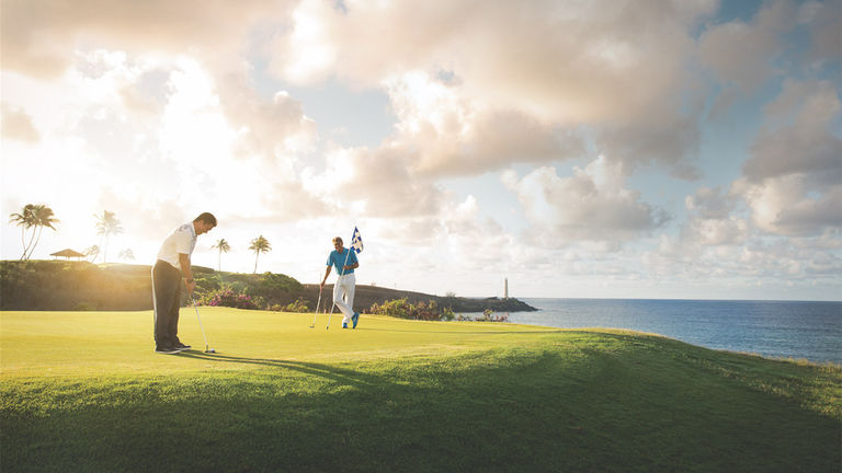Timbers Kauai’s Stay and Play package comes with three rounds of golf on a Jack Nicklaus course.