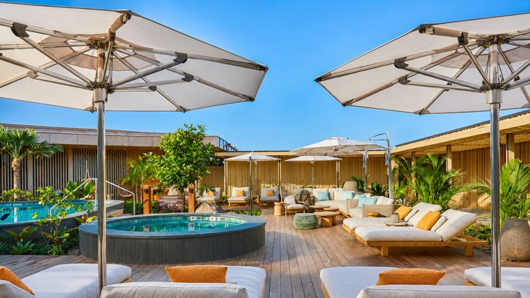 The brand-new spa offers 11 treatment rooms and an outdoor vitality pool.