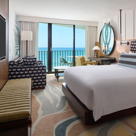 Reimagined guestrooms are slated to debut at the Outrigger Waikiki Beach Resort this fall.