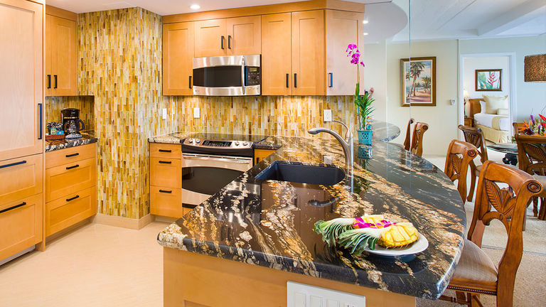 Guests are welcomed with a juicy Maui pineapple.