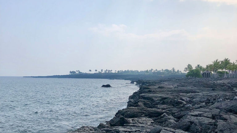 Four Seasons Hualalai’s salt experience starts with a walk along a lava coastline where salt flats have existed for centuries.