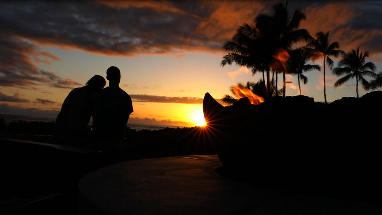 Sheraton Kauai’s fire pits provide photogenic settings.