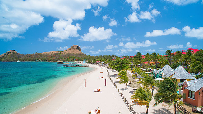 Sandals Grande St. Lucian hosts a coral nursery dive program for PADI-certified guests.