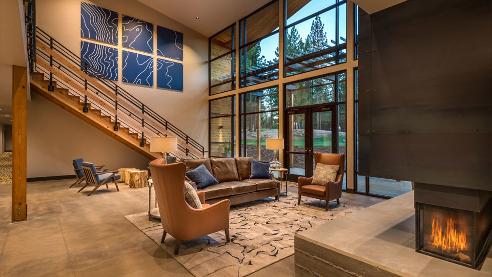 White Space managed the production of all interior furniture and casework for The Lodge at Nakoma in Clio, Calif.