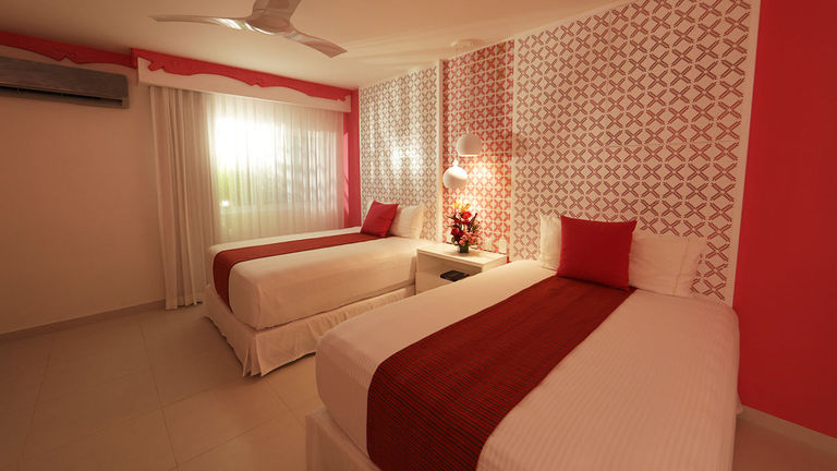Accommodations are colorful and feature traditional Mexican decor accents.