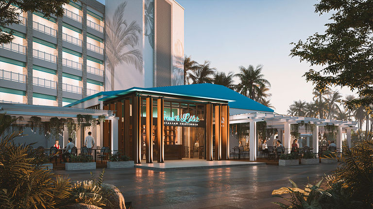 The resort will offer 10 food and beverage options.