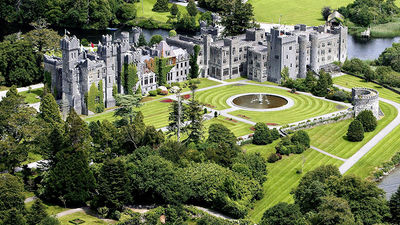 An aerial shot of Ashford Castle, Red Carnation Hotels’ most recent acquisition that is located in Ireland. // © 2014 Red Carnation Hotels