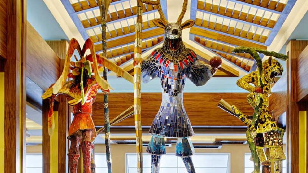 The lobby of the Barcelo Maya Beach Resort // © 2014 Barcelo Hotels and Resorts 3