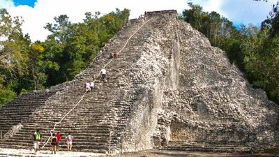 Ixmoja is the tallest pyramid on the Yucatan Peninsula. // © 2015 Megan Leader 2