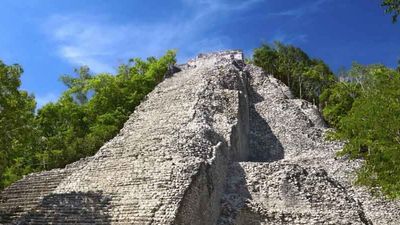 Visitors can climb the Xaibe Mayan pyramid in Coba // © 2014 Riviera Nayarit Convention & Visitors Bureau 3