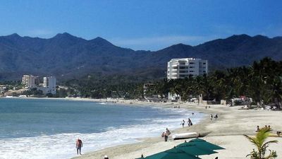 Visitors can go horseback riding on the beach in Bucerias, Riviera Nayarit. // © 2014 Irene Middleman Thomas 3