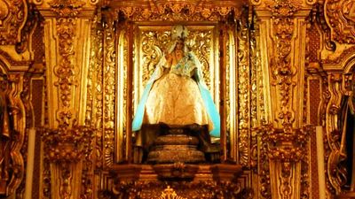 The altar at Nuestra Senora del Rosario in El Rosario // © 2014 Mazatlan Tourism Board 2