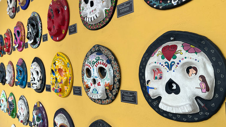 The Museo Nacional de la Muerte (museum of death)