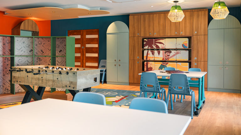 Club Med Cancun debuted a new play facility, waterpark and a renovated kids club and Baby Club Med.