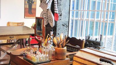 Museo de Frida Kahlo, otherwise known as The Blue House, is located just outside Mexico City. // © 2016 Betsabee Romero