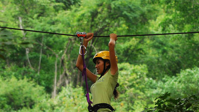 Zipline in the foothills of the Sierra Madre Mountains. // © 2017 Mazatlan Tourism Board