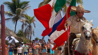 To celebrate Mexican Independence Day, Bahia Principe will host a beach party with a Mexican rodeo. // © 2017 Bahia Principe Hotels & Resorts