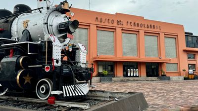 San Luis Potosi’s many museums include San Luis Potosi Railway Museum, which is set in a former train depot.