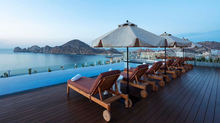 Rooftop 360 is the highest rooftop bar in Los Cabos.