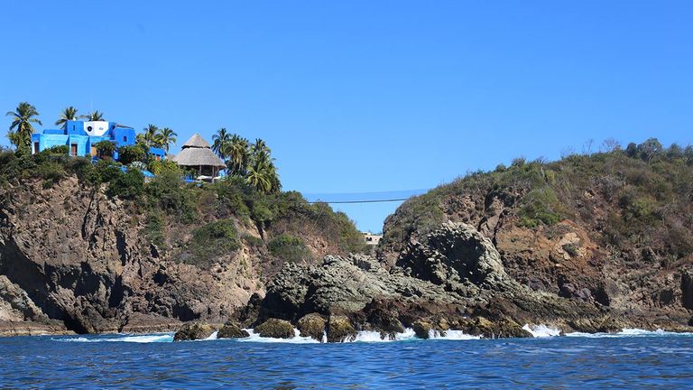 Gian Franco Brignone, the founder of Careyes, lived in Casa Mi Ojo, a blue castle crowned by an illustration of his one eye. Gian Franco Brignone, the founder of Careyes, lived in Casa Mi Ojo, a blue castle crowned by an illustration of his one eye.