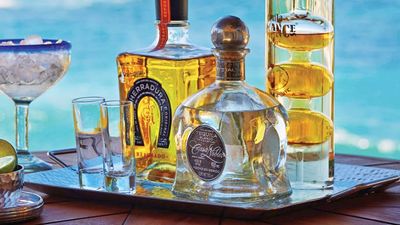 Around 200 varieties of tequilas and mescal are available at Four Seasons Punta Mita. // © 2014 Four Seasons Punta Mita