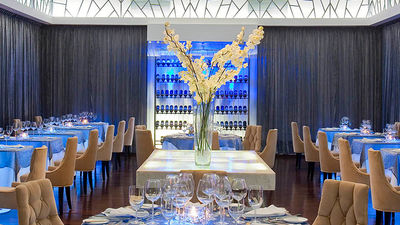 Lumiere, which serves French fusion cuisine at Le Blanc Spa Resort, is perfect for couples. // © 2017 Le Blanc Spa Resort
