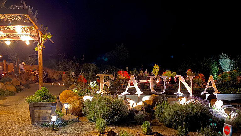 Fauna offers an experimental menu and a rustic environment.