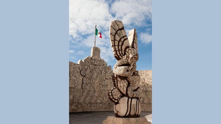 Travelers interested in history should visit the capital city of Merida.