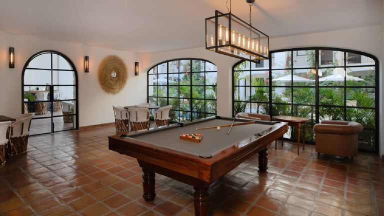 The game room at Tropicana Los Cabos