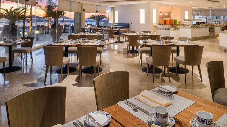 Cafe del Mar is the hotel’s main buffet restaurant. Credit: 2018 Palace Resorts]]