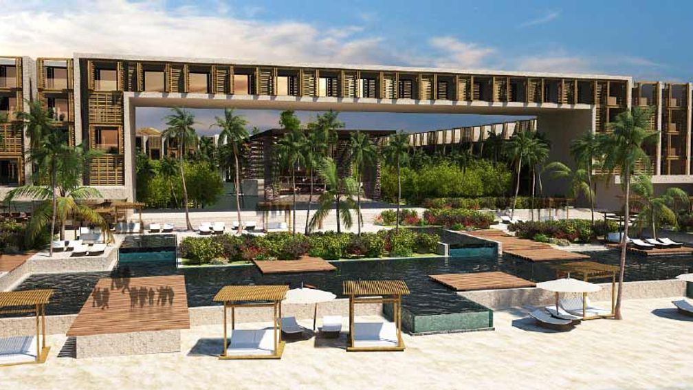 The all-inclusiveHyatt Ziva Cancun will open this fall. // © 2015 Hyatt Hotels 2