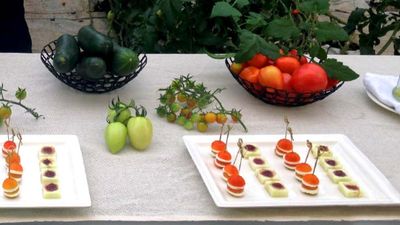 The resort emphasizes gourmet food. // © 2014 Cully Schneider 2