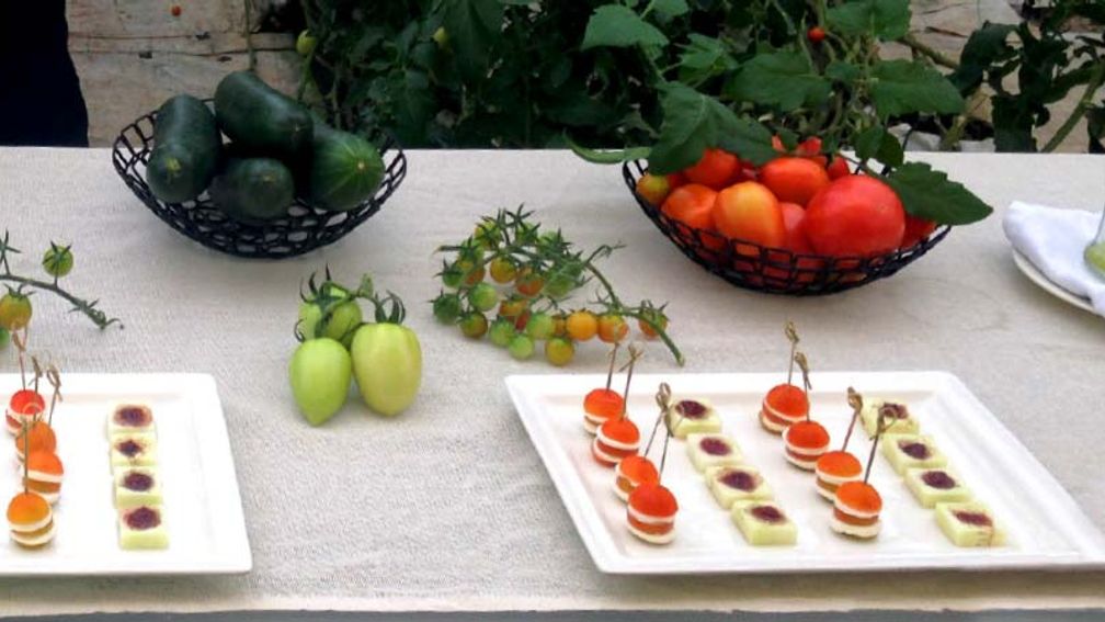 The resort emphasizes gourmet food. // © 2014 Cully Schneider 2